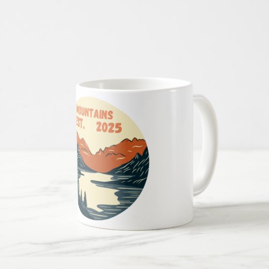 Sonniges Wandern, Abenteuer erwarten Sie Kaffeetasse (VorderseiteRechts)