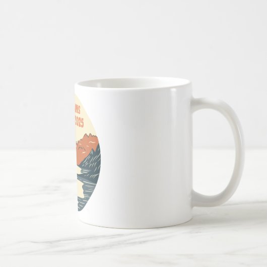 Sonniges Wandern, Abenteuer erwarten Sie Kaffeetasse (Rechts)