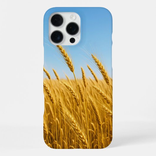 Sonniges Weizenfeld iPhone Hülle (Rückseite)