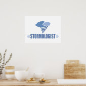 Sonniges Wetter, Sturm Poster (Küche)