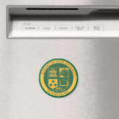 Sonniton Staat University Siegel - Farbe Magnet (In Situ (Geschirrspüler))