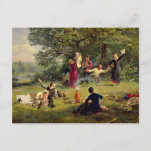 Sonntag, 1884 postkarte