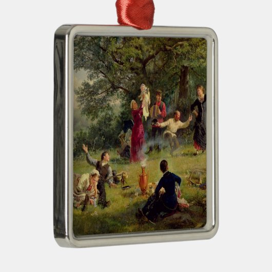 Sonntag, 1884 silbernes ornament (Rechts)