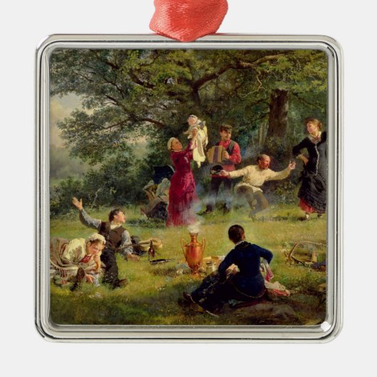 Sonntag, 1884 silbernes ornament (Vorne)