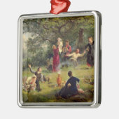 Sonntag, 1884 silbernes ornament (Links)