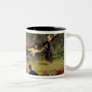 Sonntag, 1884 zweifarbige tasse