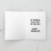 Sonntag, 27. Geburtstag Karte (Innenseite)