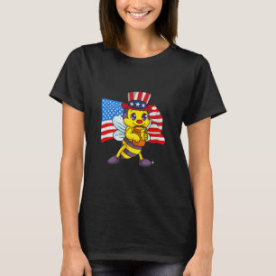 Sonntag, 4. Juli 2021 Imker Amerikaner T-Shirt