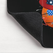 Sonntag, 4. Juli für Basketballfreunde Mousepad (Ecke)