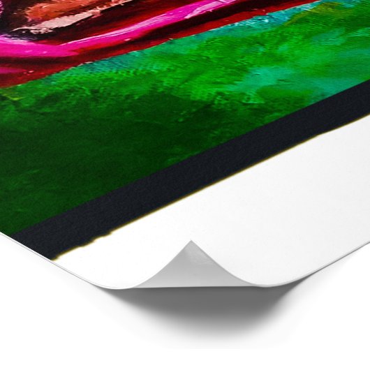 Sonntag am Strand Poster (Ecke)