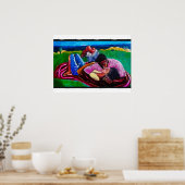 Sonntag am Strand Poster (Küche)