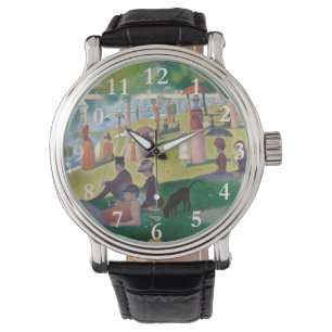 Sonntag auf La Grande Jatte Seurat Malerei Armbanduhr