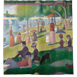 Sonntag auf La Grande Jatte Seurat Malerei Duschvorhang