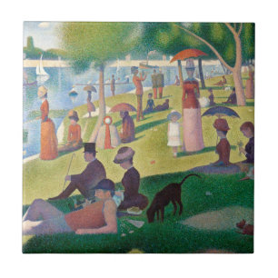 Sonntag auf La Grande Jatte Seurat Malerei Fliese