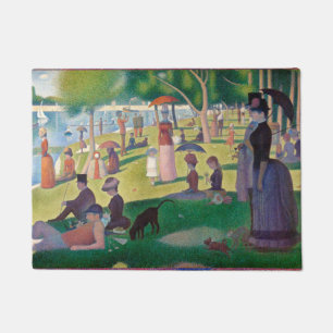 Sonntag auf La Grande Jatte Seurat Malerei Fußmatte