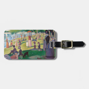 Sonntag auf La Grande Jatte Seurat Malerei Gepäckanhänger