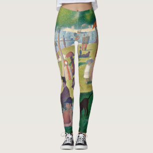 Sonntag auf La Grande Jatte Seurat Malerei Leggings