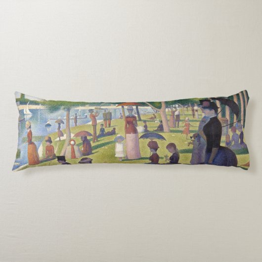 Sonntag auf La Grande Jatte Seurat Malerei Seitenschläferkissen (Vorderseite)