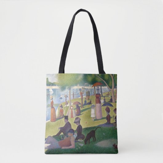 Sonntag auf La Grande Jatte Seurat Malerei Tasche (Vorderseite)