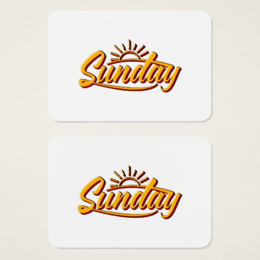 SONNTAG BEST SOMMER (Vorne & Hinten)