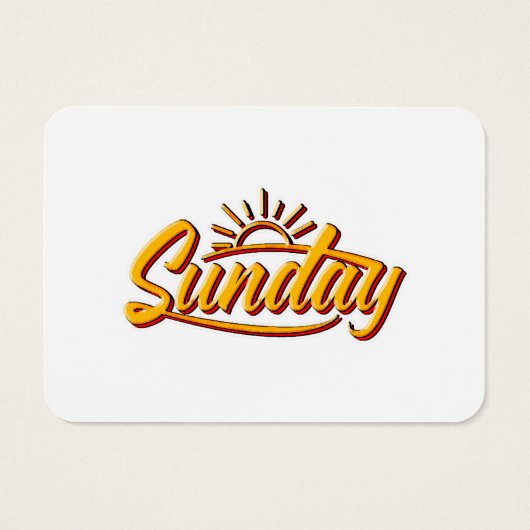 SONNTAG BEST SOMMER (Rückseite)