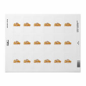 SONNTAG BEST SOMMER ADRESSAUFKLEBER (Vorne)