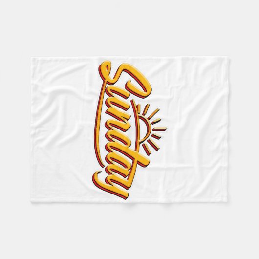 SONNTAG BEST SOMMER FLEECEDECKE (Vorderseite (Horizontal))