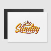 SONNTAG BEST SOMMER MAGNETKARTE (Vorne/Hinten)