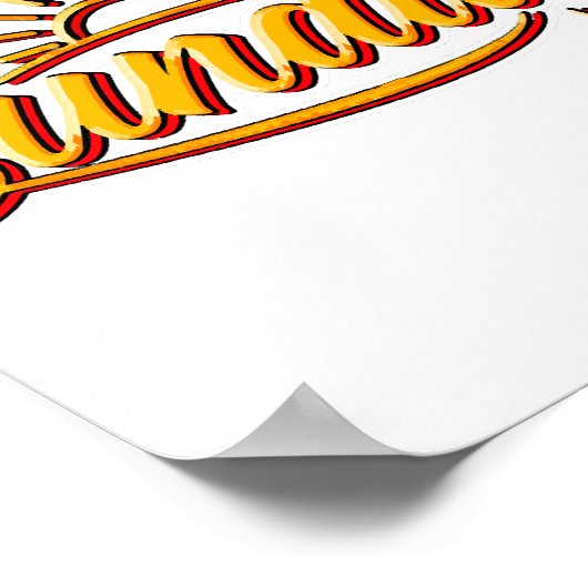 SONNTAG BEST SOMMER POSTER (Ecke)