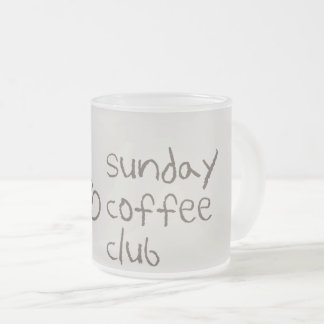 Sonntag Coffee Club Tasse | Zitat für gemütliche K
