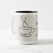 Sonntag Coffee Club Tasse | Zitat für gemütliche K