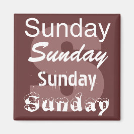 Sonntag der Woche Magnet