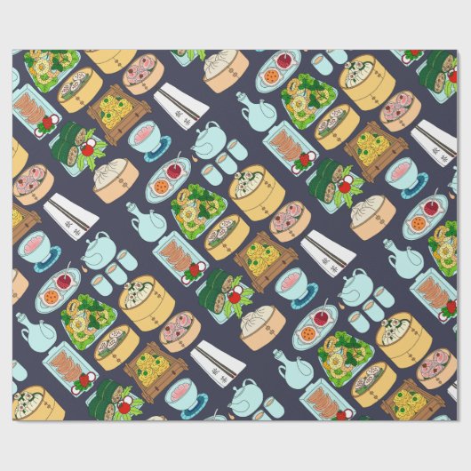 Sonntag Dim Sum Geschenkpapier (Flach)