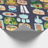 Sonntag Dim Sum Geschenkpapier (Ecke)