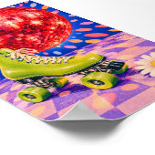 Sonntag Disco-Kunstposter Poster (Ecke)