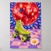 Sonntag Disco-Kunstposter Poster (Vorne)