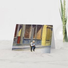 Sonntag | Edward Hopper | Karte