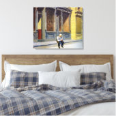Sonntag | Edward Hopper | Leinwanddruck (Insitu (Schlafzimmer))
