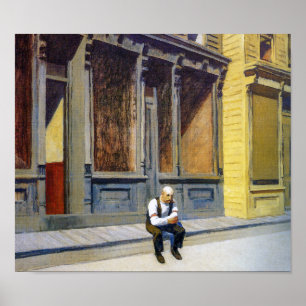 Sonntag   Edward Hopper   Poster