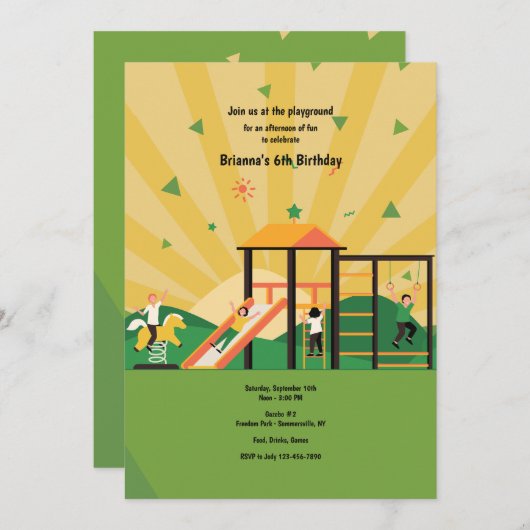 Sonntag Einladung (Vorne/Hinten)