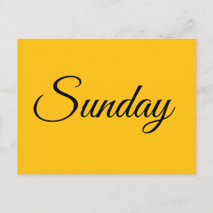 Sonntag Feiertagspostkarte