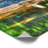 Sonntag Fluss Brücke, Bethel, Maine Poster (Ecke)