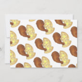 Sonntag Frühstück Brunch Hühnchen und Waffeln Einladung (Rückseite)