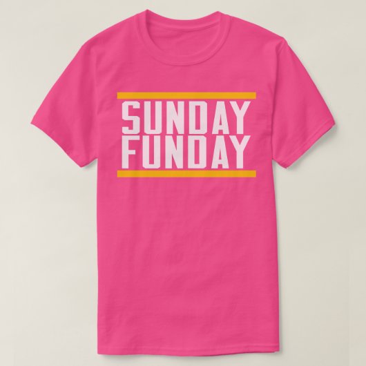 Sonntag Funday 1 T-Shirt (Design vorne)