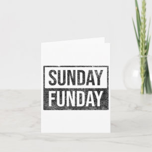 Sonntag Funday Brunch Footbyll Sport BBQ Kirche Karte