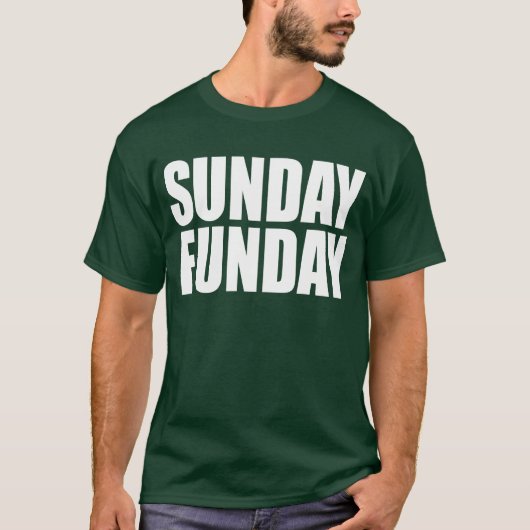 Sonntag Funday T-Shirt (Vorderseite)