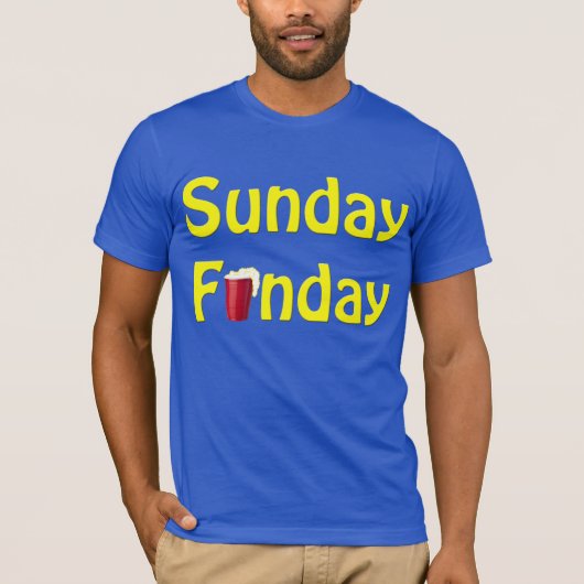 Sonntag Funday T-Shirt (Vorderseite)