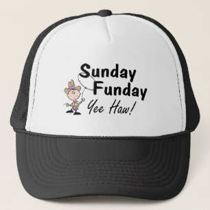 Sonntag Funday Yee Haw Truckerkappe