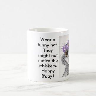 Sonntag-gehen-zu-Sitzung Hut Kaffeetasse