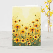 Sonntag Gelbe Muttertagsblumen Karte (Gelbe Blume)